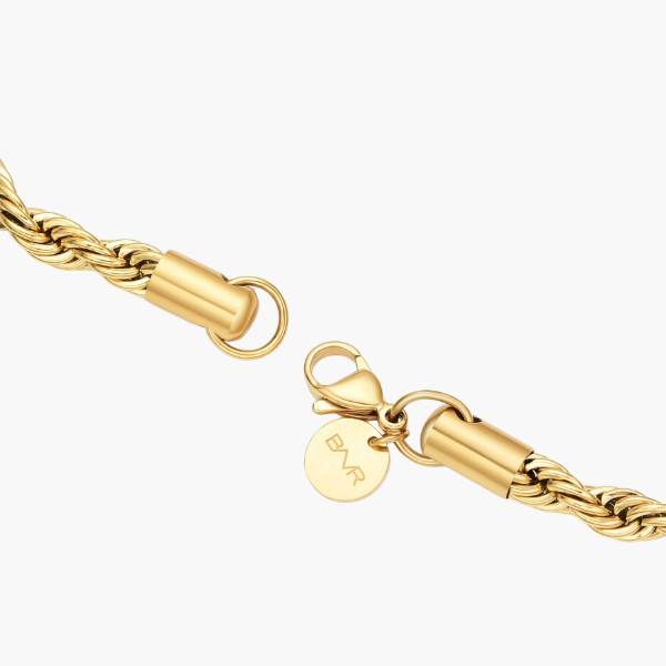 Bracciale in corda (Oro) 5mm