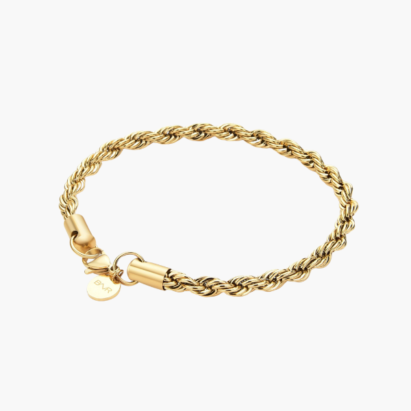 Bracciale in corda (Oro) 5mm