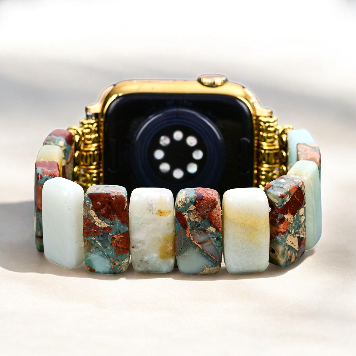 Cinturino elasticizzato Earth Amazonite per Apple Watch