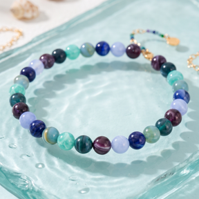 Collana costiera con perline spesse
