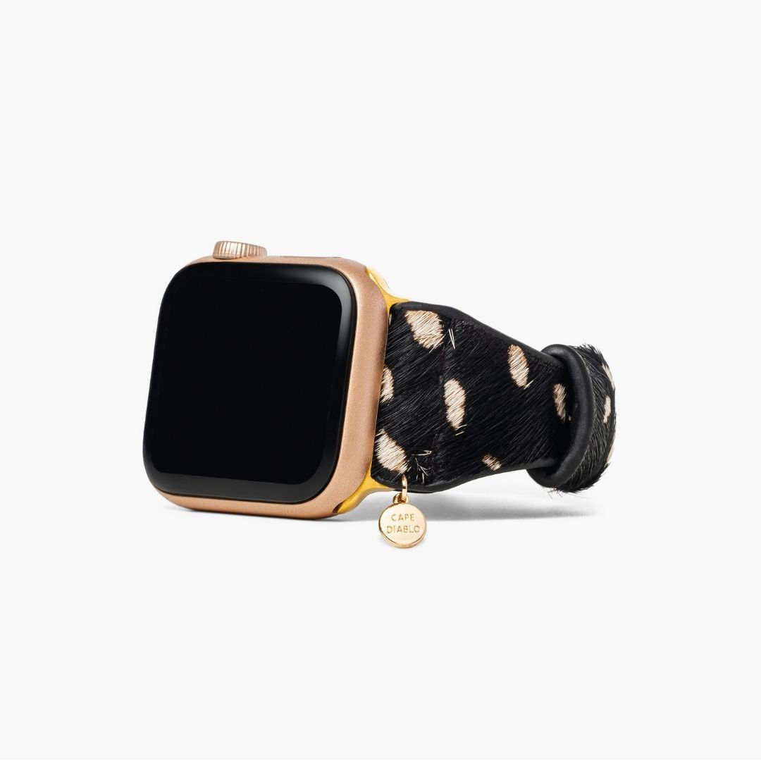 Cinturino Apple Watch in pelle Safari monocromatica