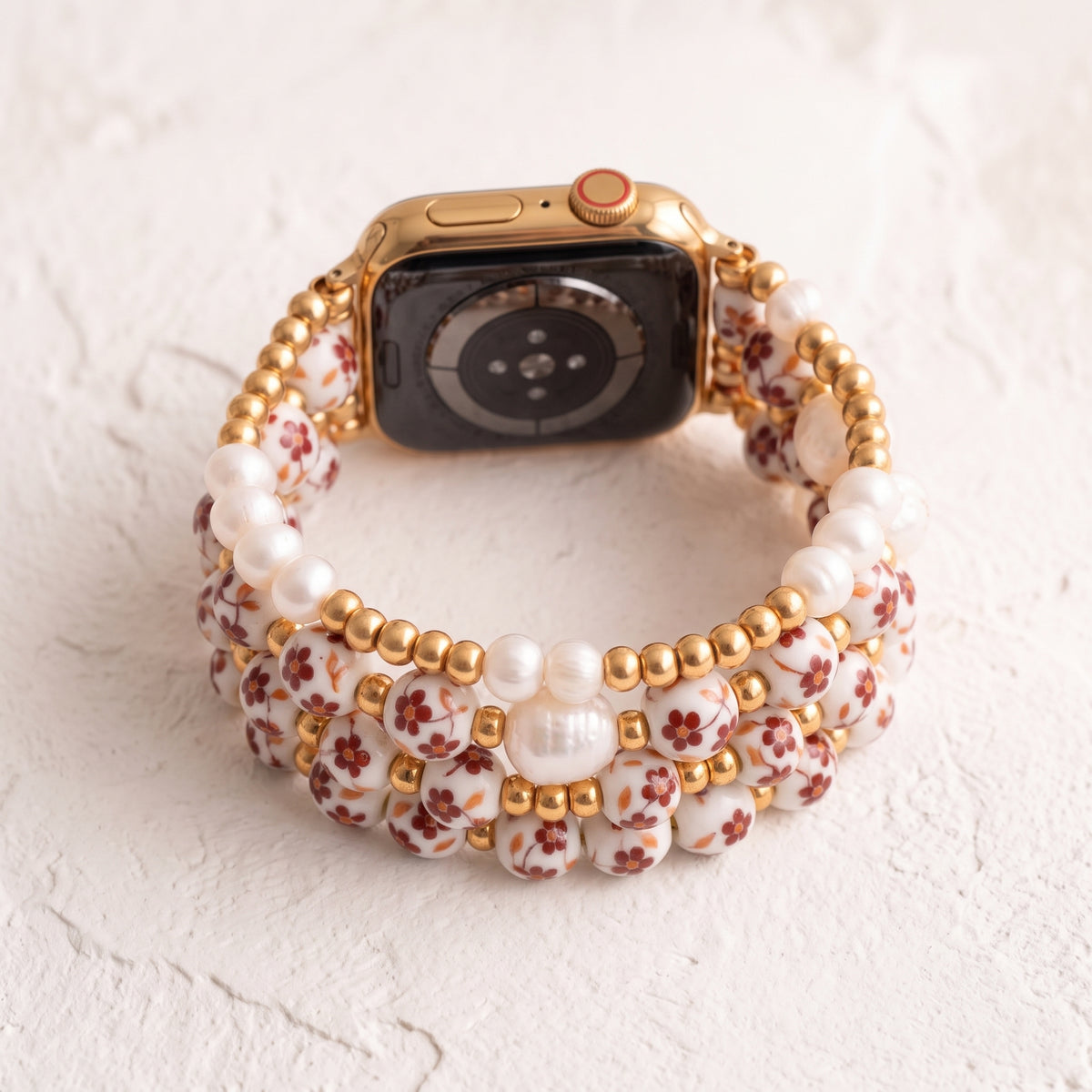 Cinturino Apple Watch Porcelain Garden Autumn Blossom
