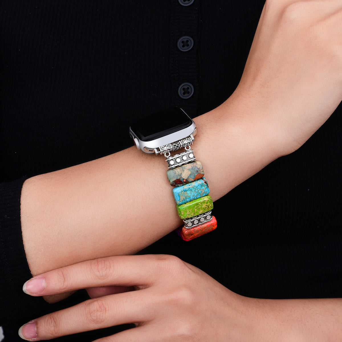 Cinturino Chic Chakra Stretch per Apple Watch