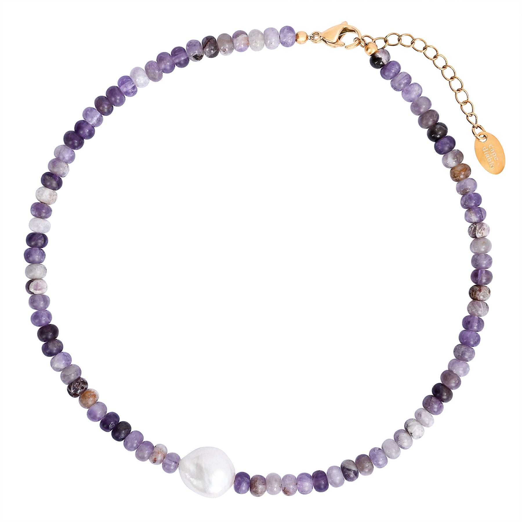 Collana di Perle Amethyst Grace