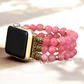 Cinturino Apple Watch elasticizzato con fiori di ciliegio