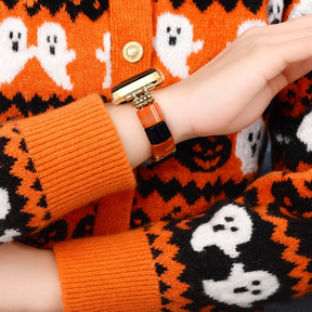 Cinturino Haunted Stripes Halloween per Apple Watch