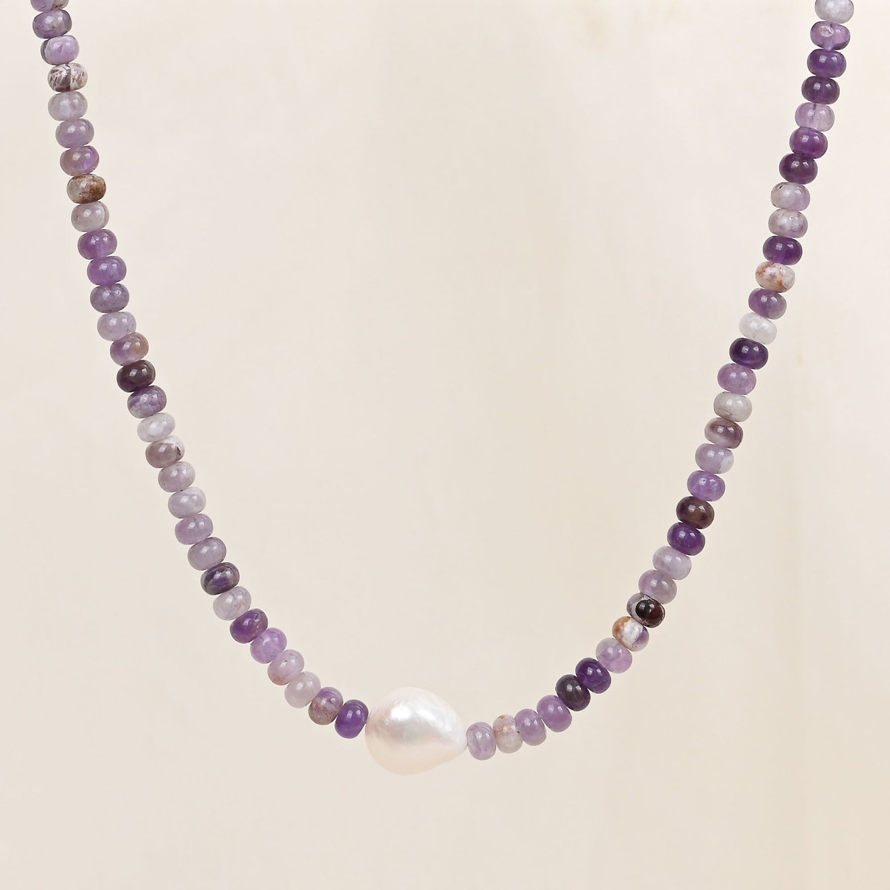 Collana di Perle Amethyst Grace