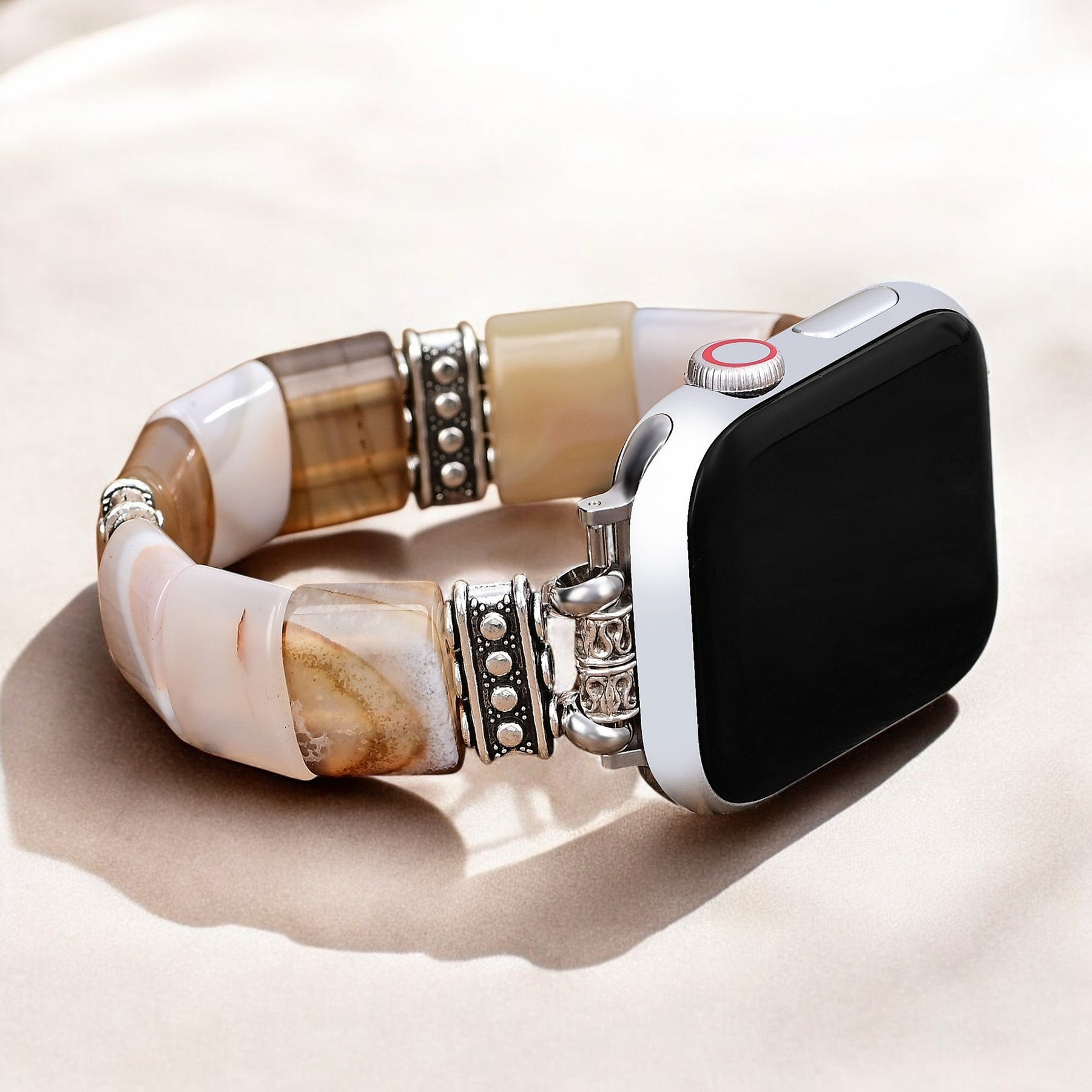 Cinturino elasticizzato Sacred Sands Agate per Apple Watch