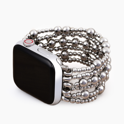 Cinturino Platinum Demure Stretch per Apple Watch