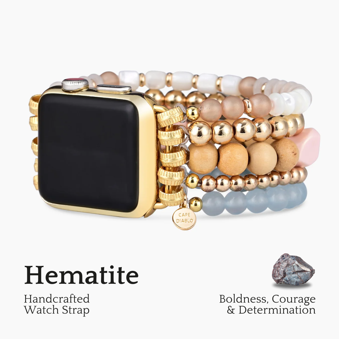 Cinturino Apple Watch elasticizzato color albicocca