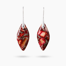Orecchini in Giada Terra di Rubino