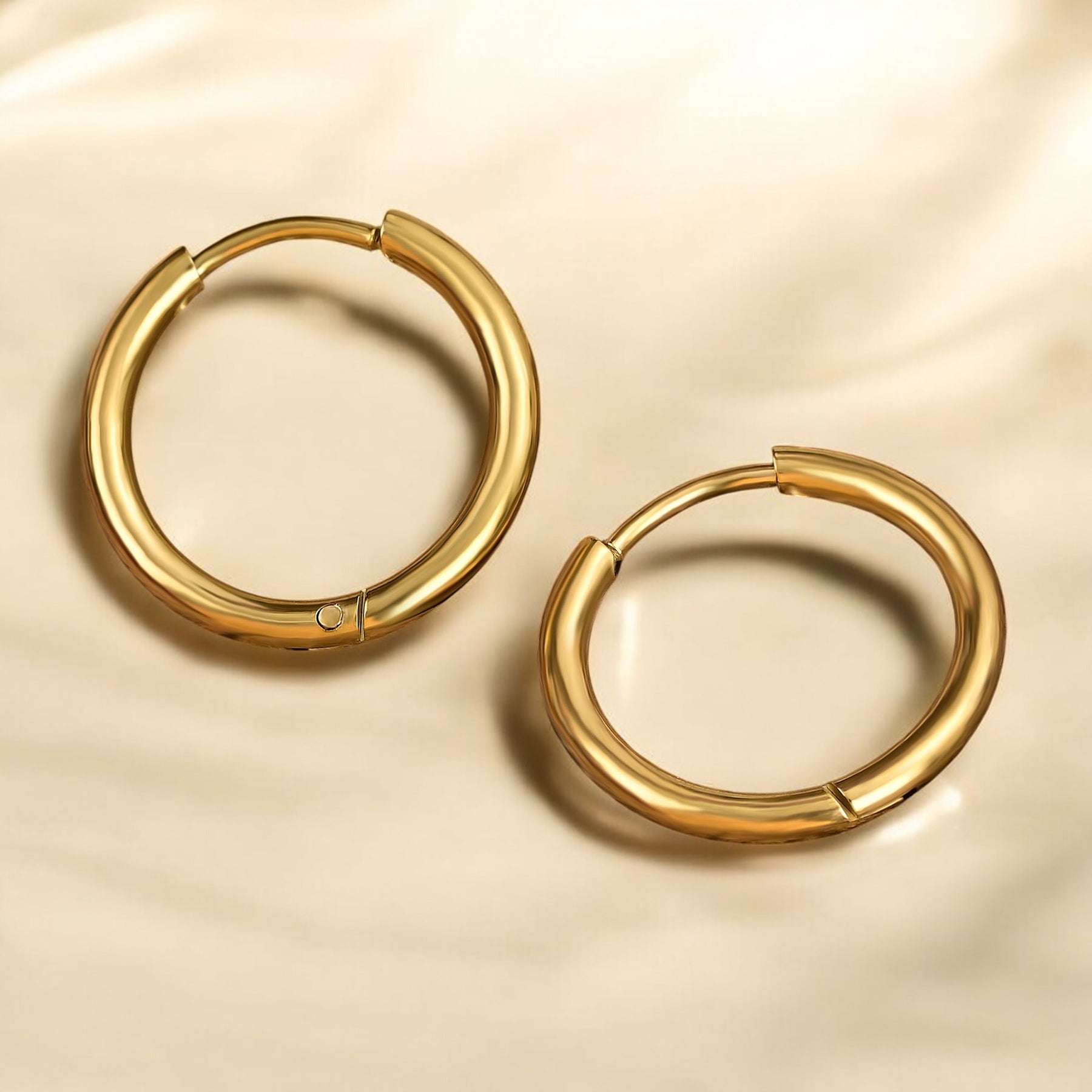 Orecchini a cerchio Gleam Gold