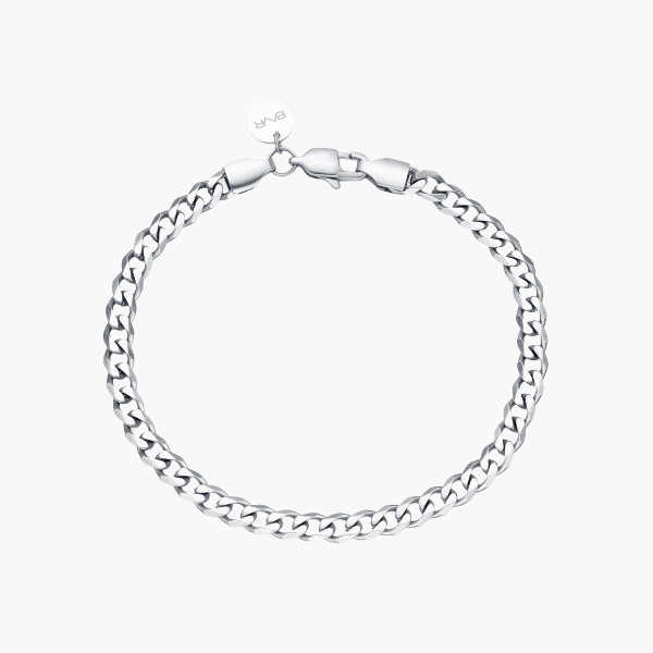 Bracciale Cubano (Argento) 5mm