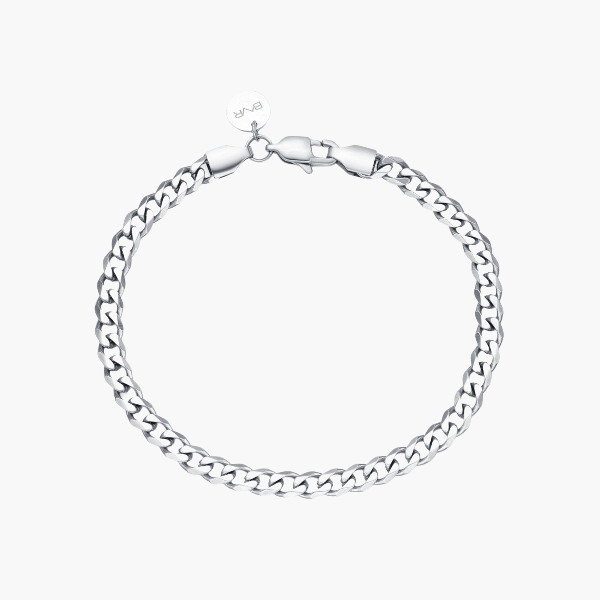 Bracciale cubano (argento) 5mm