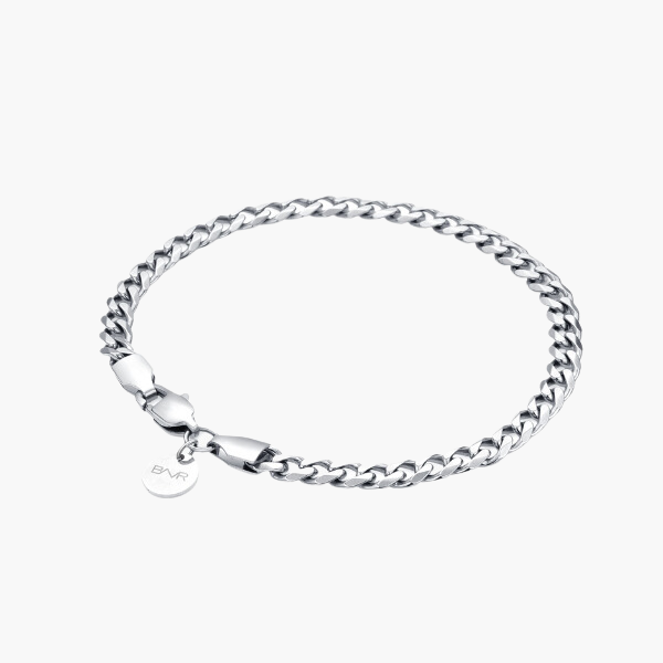 Bracciale Cubano (Argento) 5mm