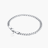 Bracciale Cubano (Argento) 5mm