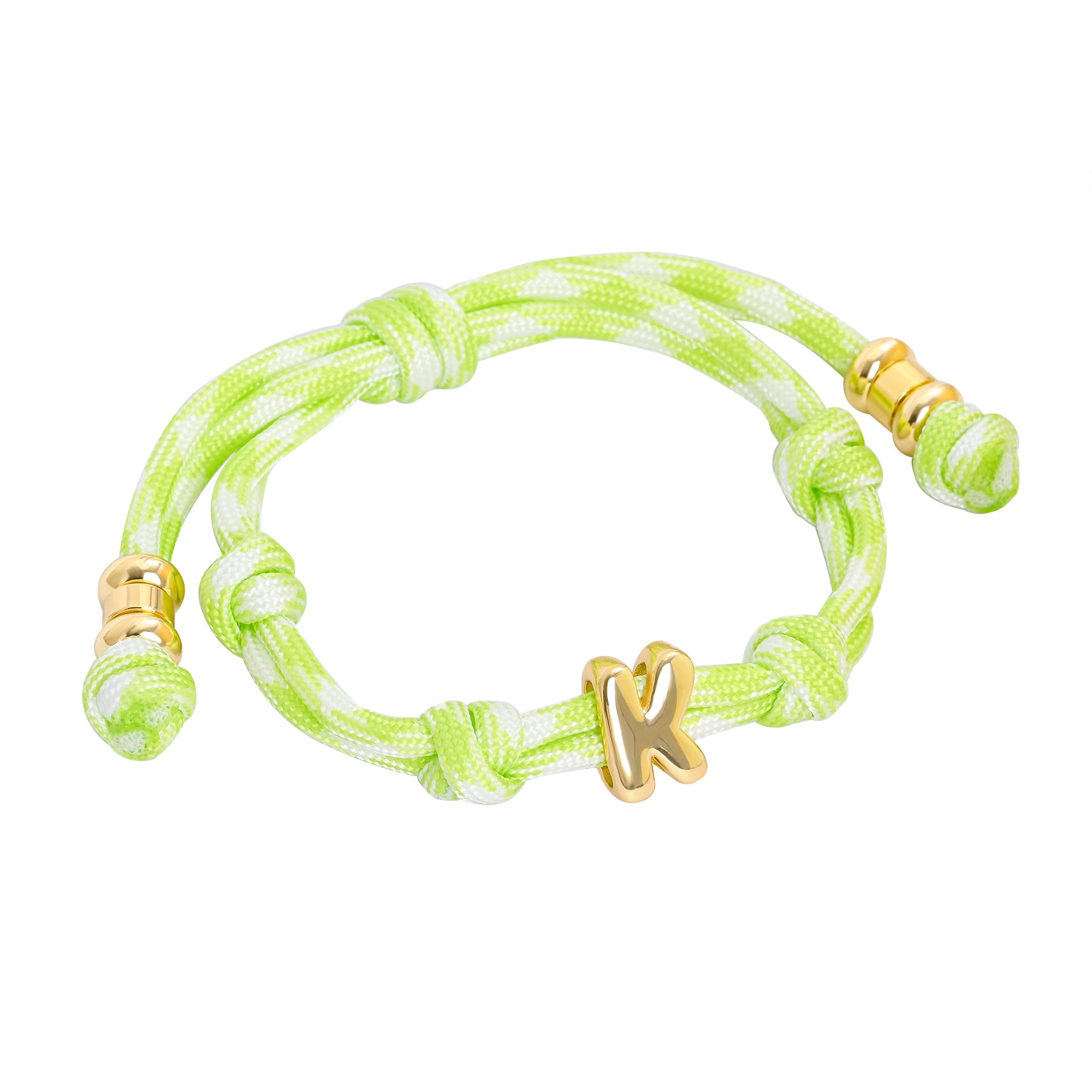 Braccialetti con iniziale annodata Bracelets