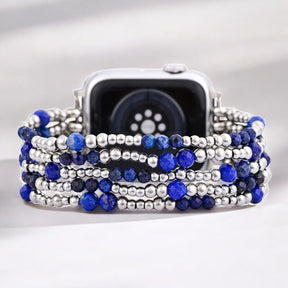 Cinturino elasticizzato Azure Serenity Silver per Apple Watch