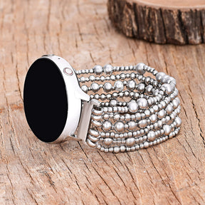 Cinturino Platinum Demure Stretch per Apple Watch