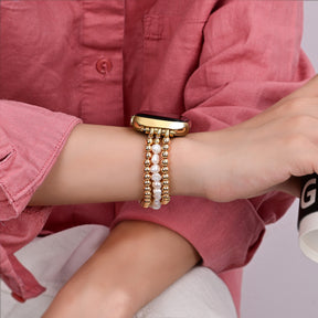 Cinturino Elasticizzato Pearl Radiance per Apple Watch