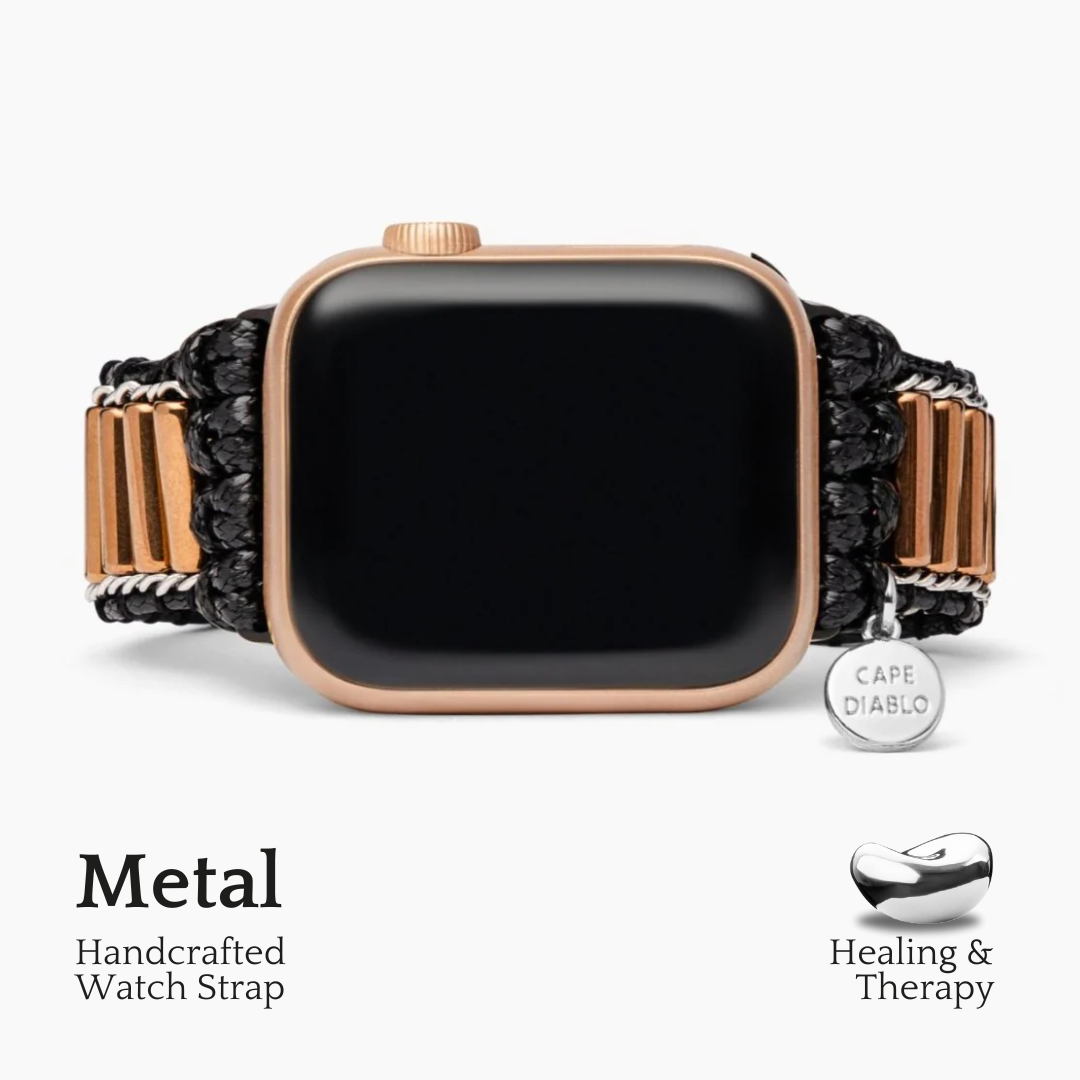 Cinturino per Apple Watch metallizzato punk Boho
