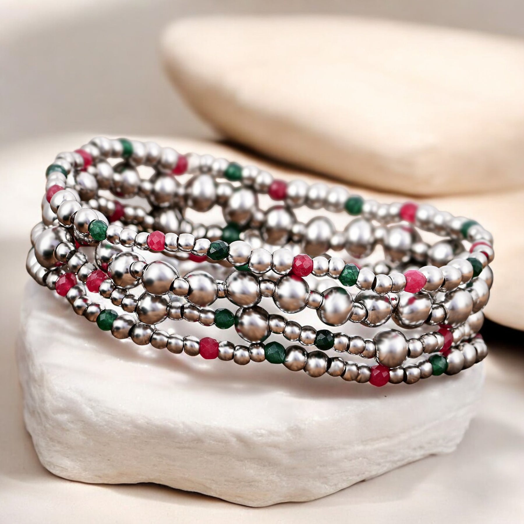 Set Bracciale Magia d'Argento di Natale