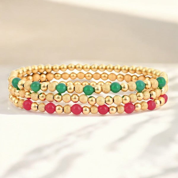 Set Bracciali Eleganza Festiva di Natale