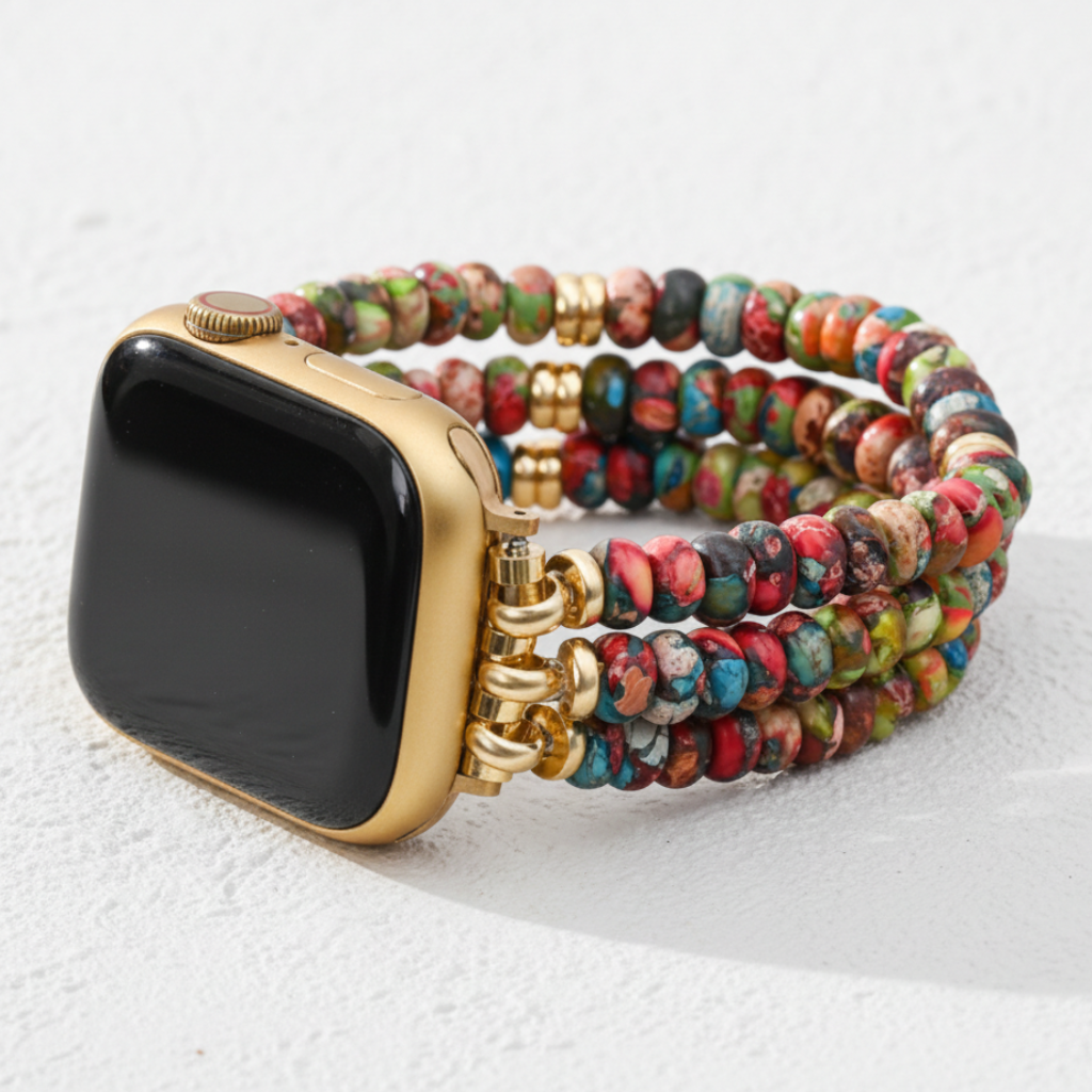 Cinturino elastico boho caleidoscopio per Apple Watch
