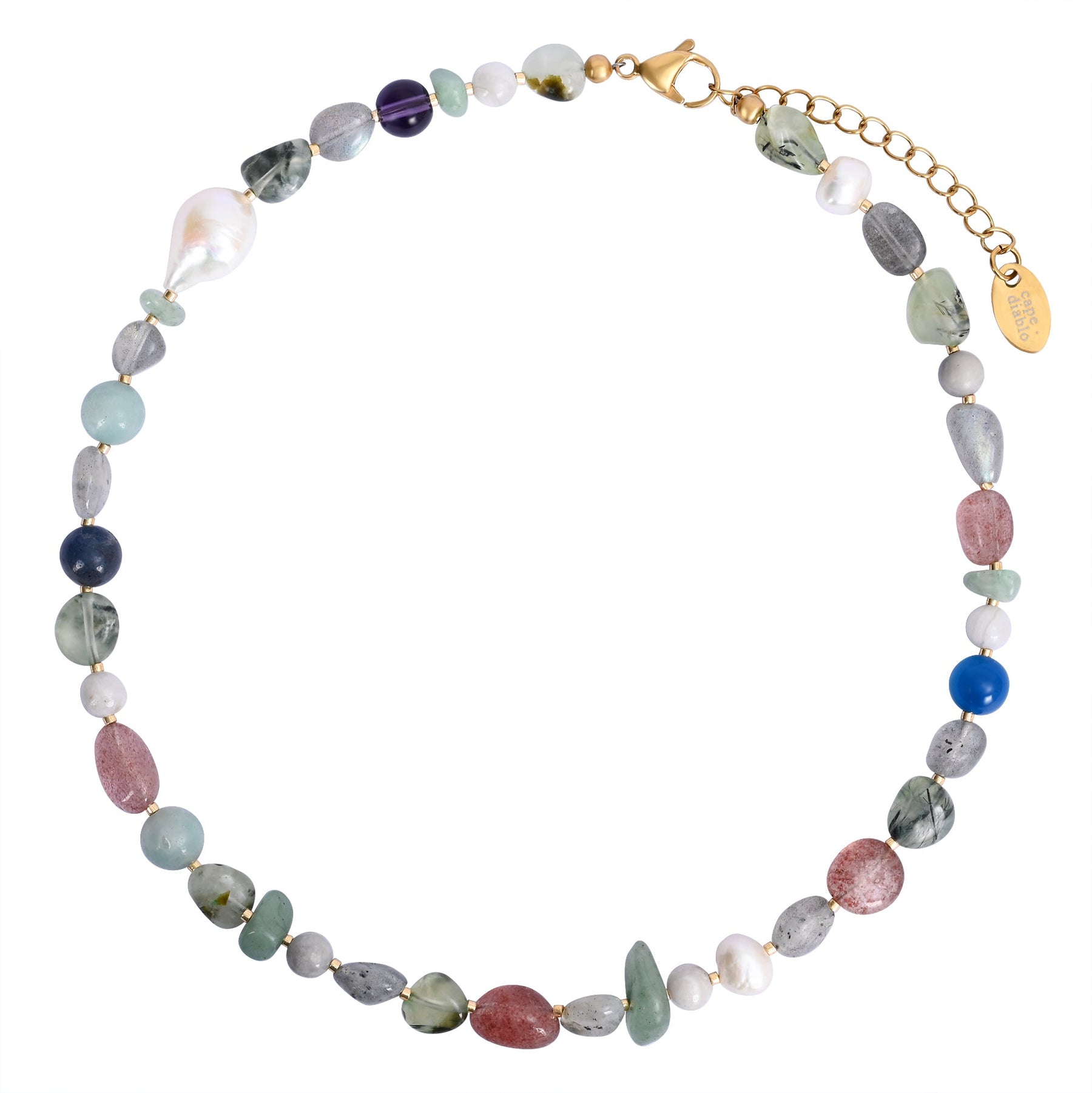 Collana con pietra bagliore etereo