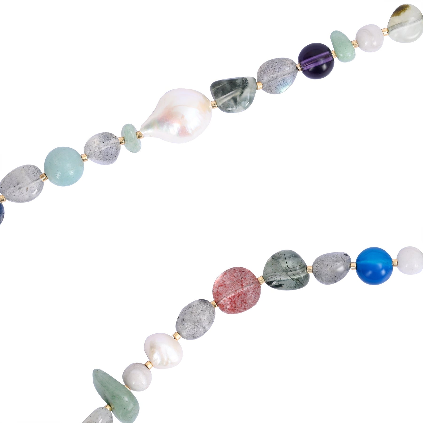 Collana con pietra bagliore etereo