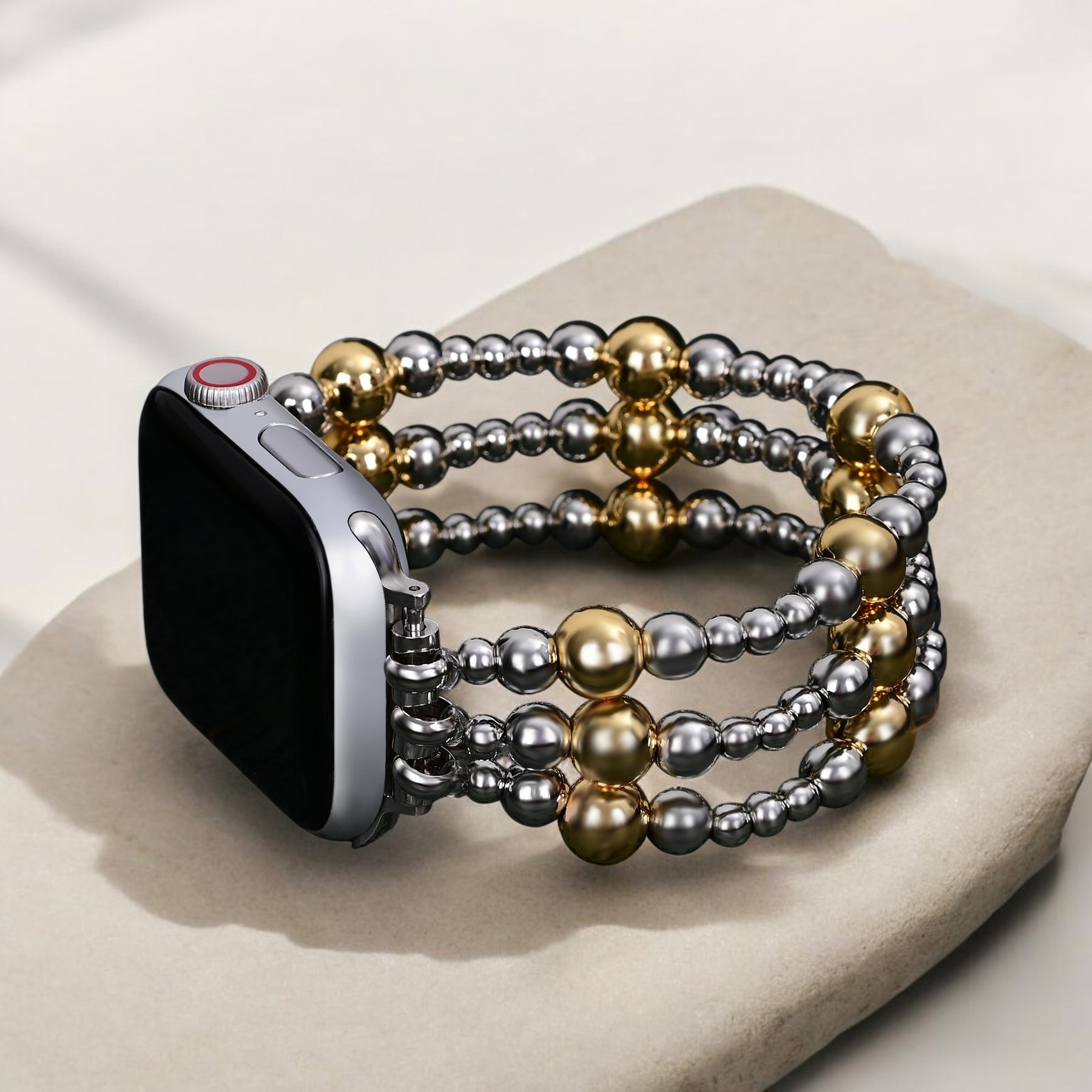 Cinturino Apple Watch Elasticizzato Silver Ember