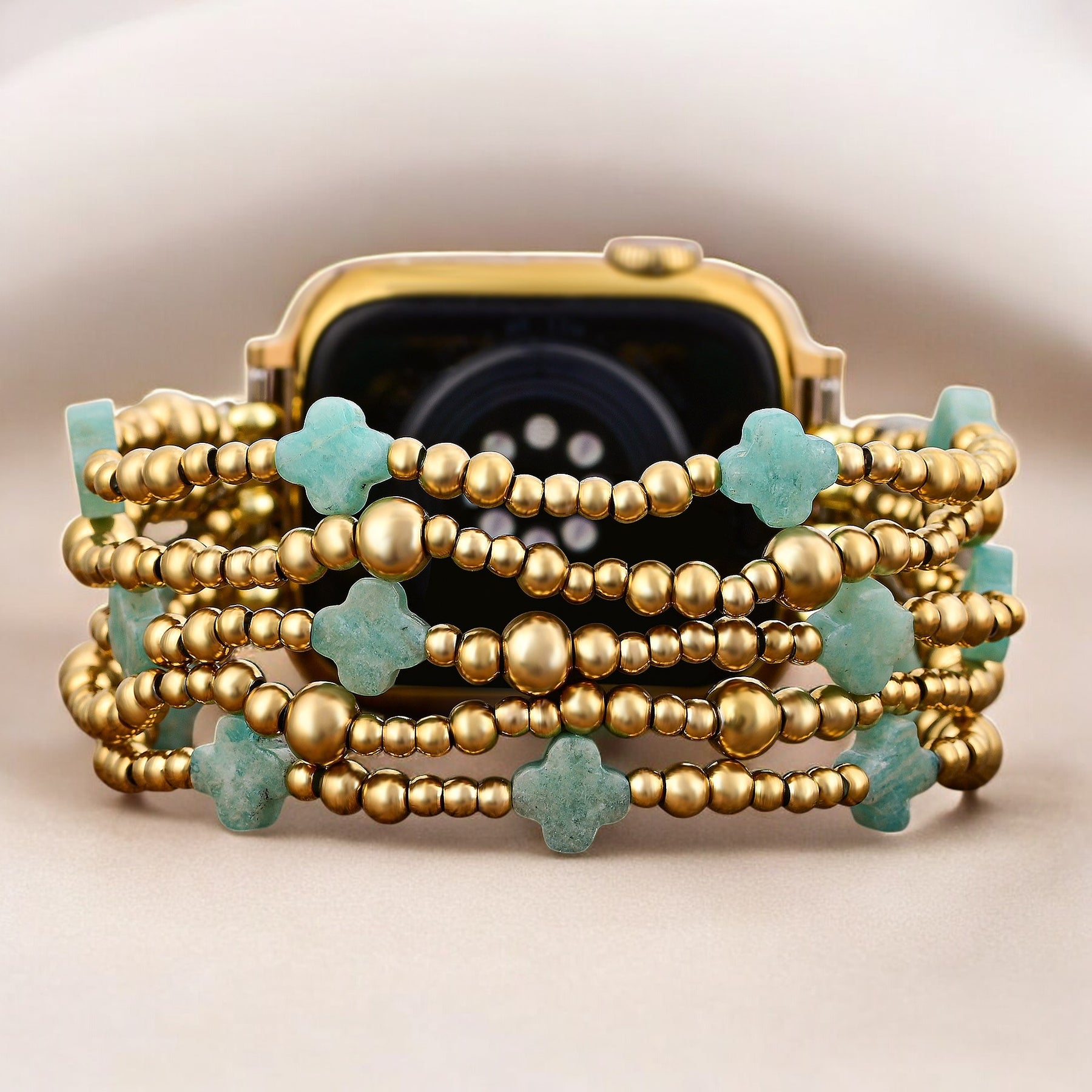 Cinturino Apple Watch Serene Blue Cross Stretch