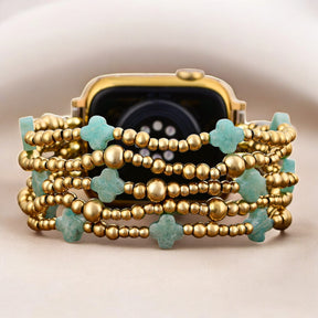 Cinturino Apple Watch Serene Blue Cross Stretch