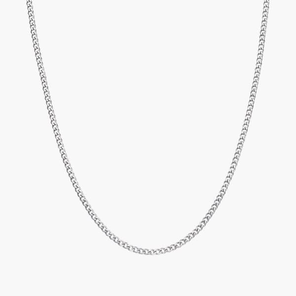 Catena Cubana (Argento) 4mm