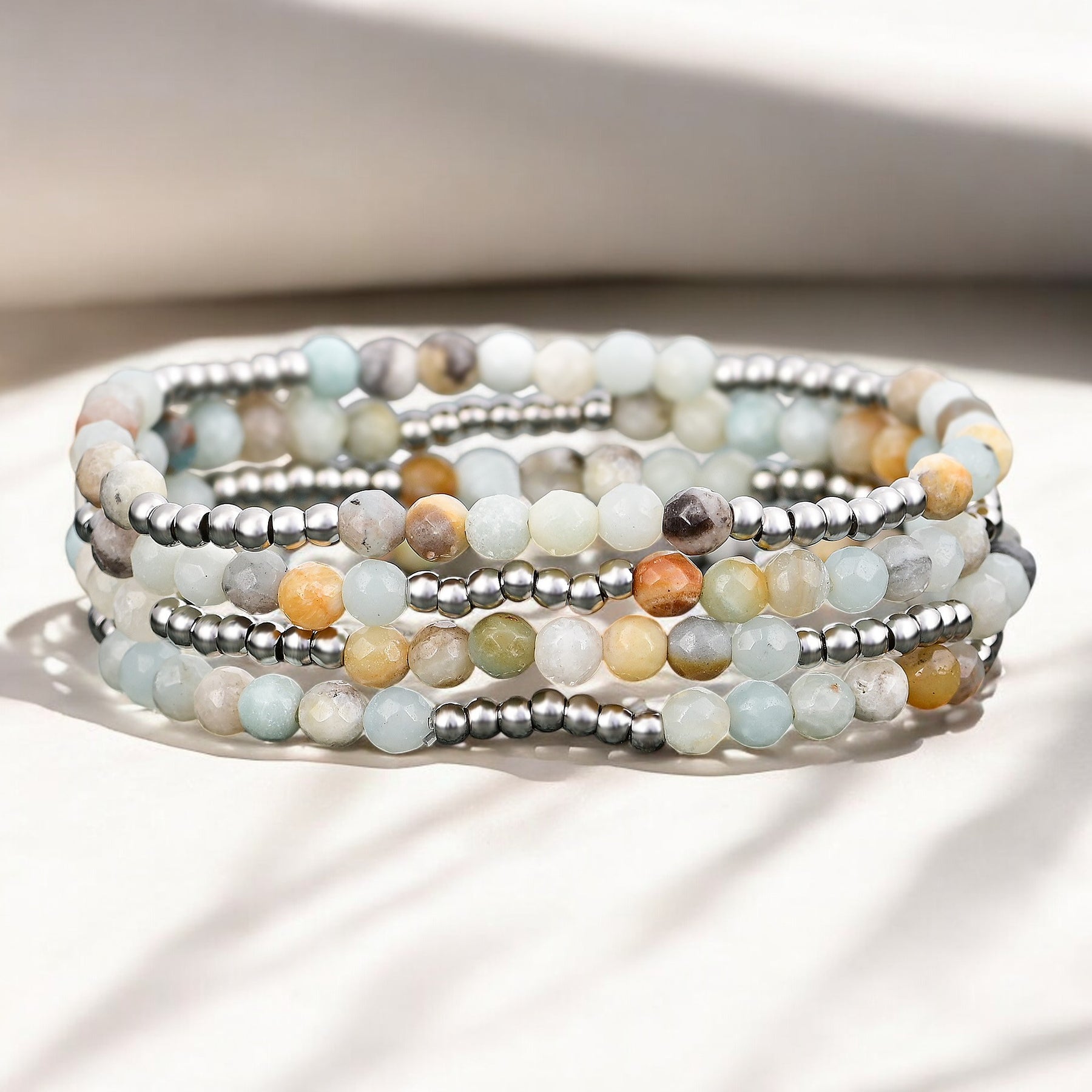 Set Bracciali Brillantezza Amazonite