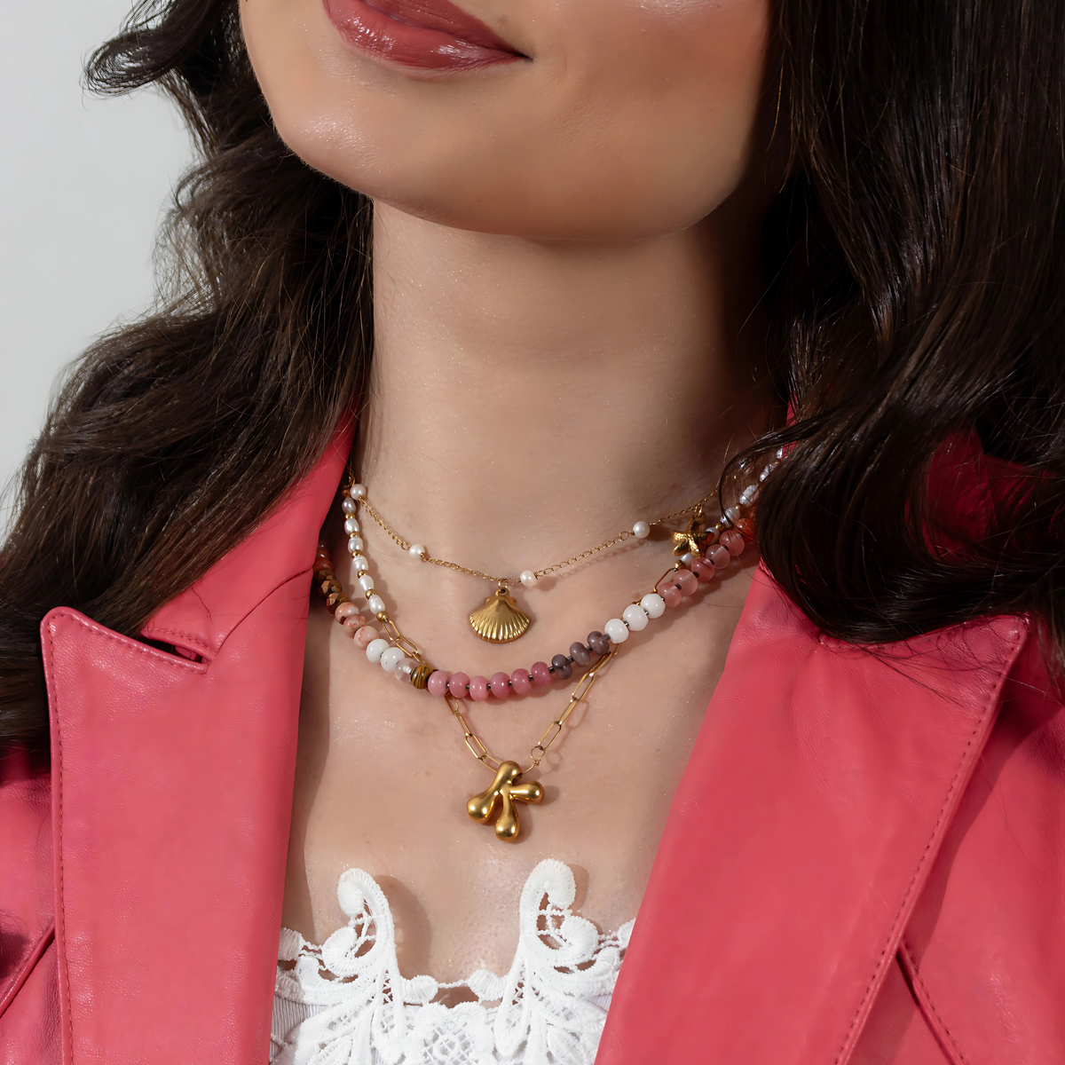 Collana di Armonia in Ematite Intensa