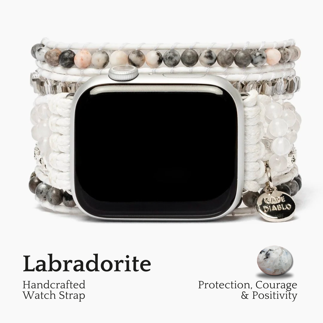 Cinturino Apple Watch in Labradorite Bianca