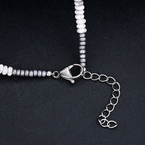 Collana da uomo in ematite con ciondolo oceano