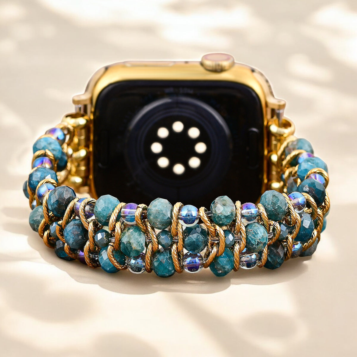 Cinturino intrecciato elasticizzato Crystal Shores per Apple Watch
