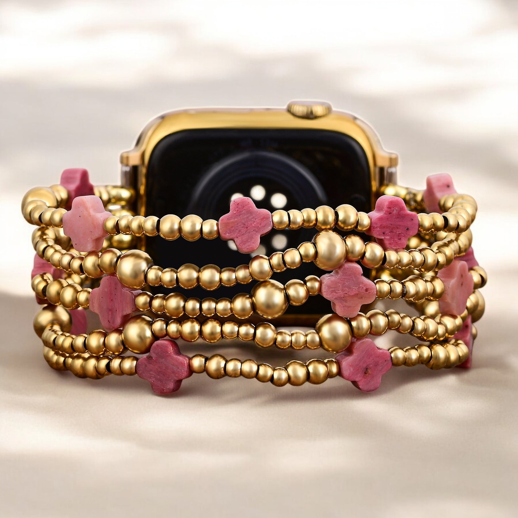 Cinturino Apple Watch Ruby Aura Cross Stretch