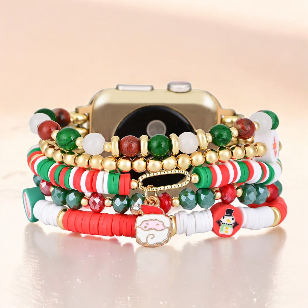 Cinturino Santa Sparkle Stretch per Apple Watch