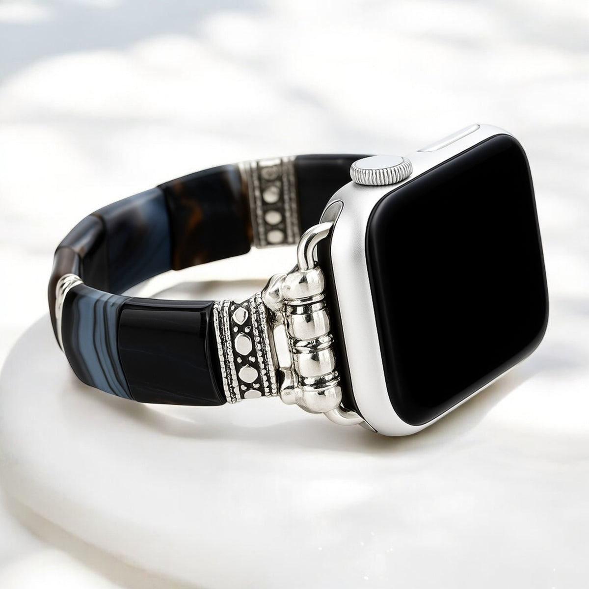 Cinturino per Apple Watch elasticizzato Jade Glimmer