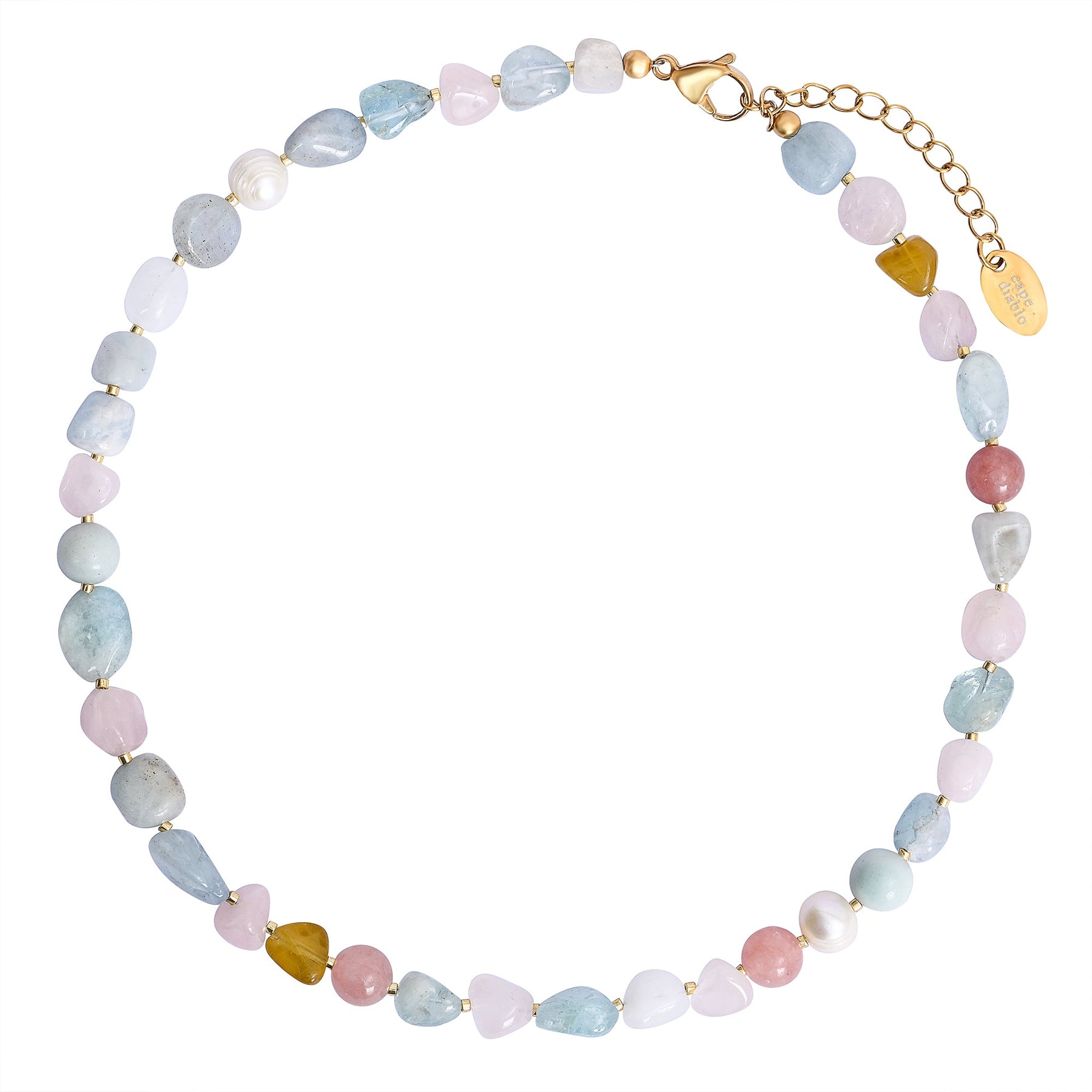 Collana Serenità Rosa d'Acqua