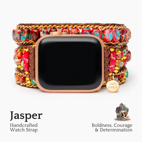 Cinturino per orologio Apple Cherry Emperor Jasper