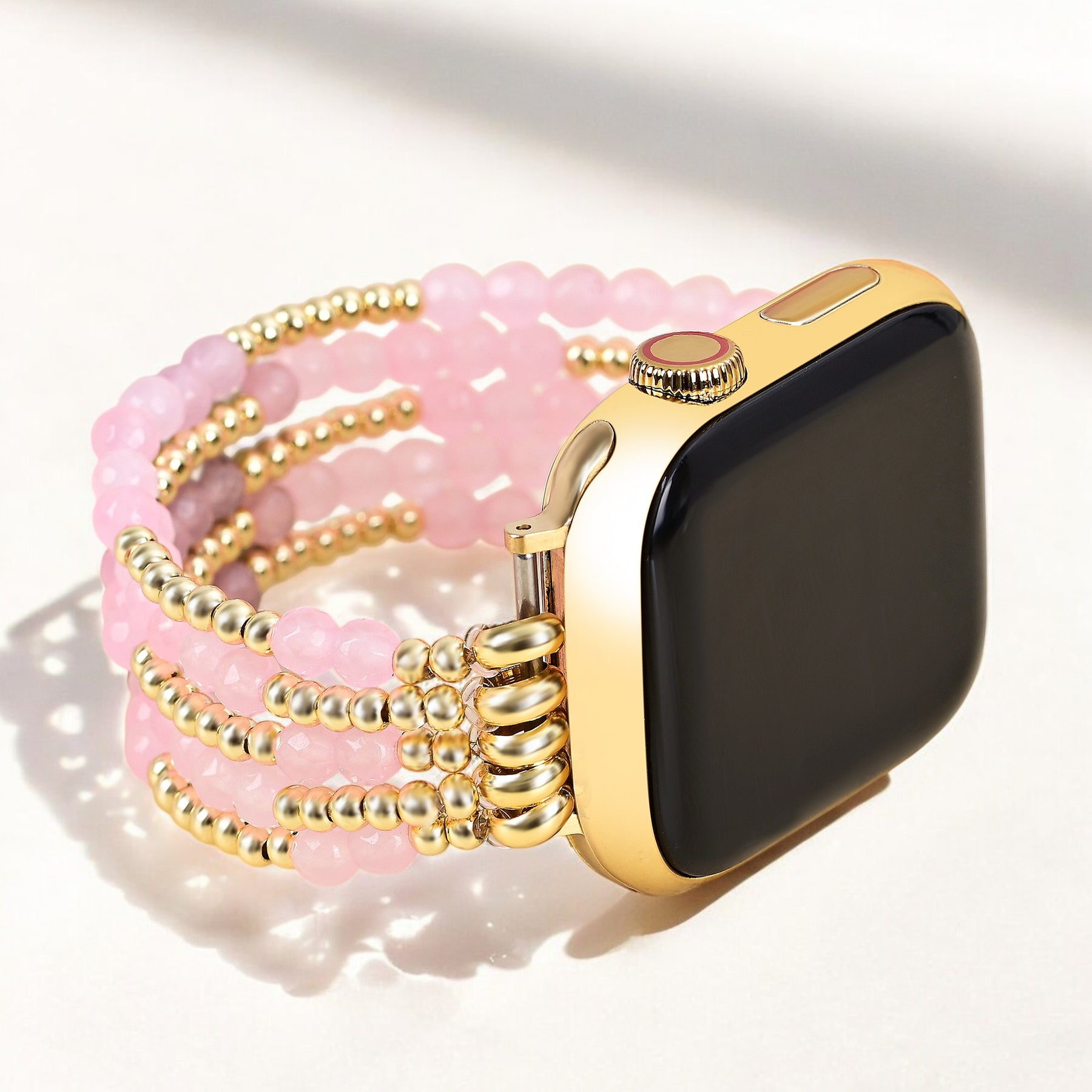 Cinturino Apple Watch Elasticizzato Rose Quartz Radiance