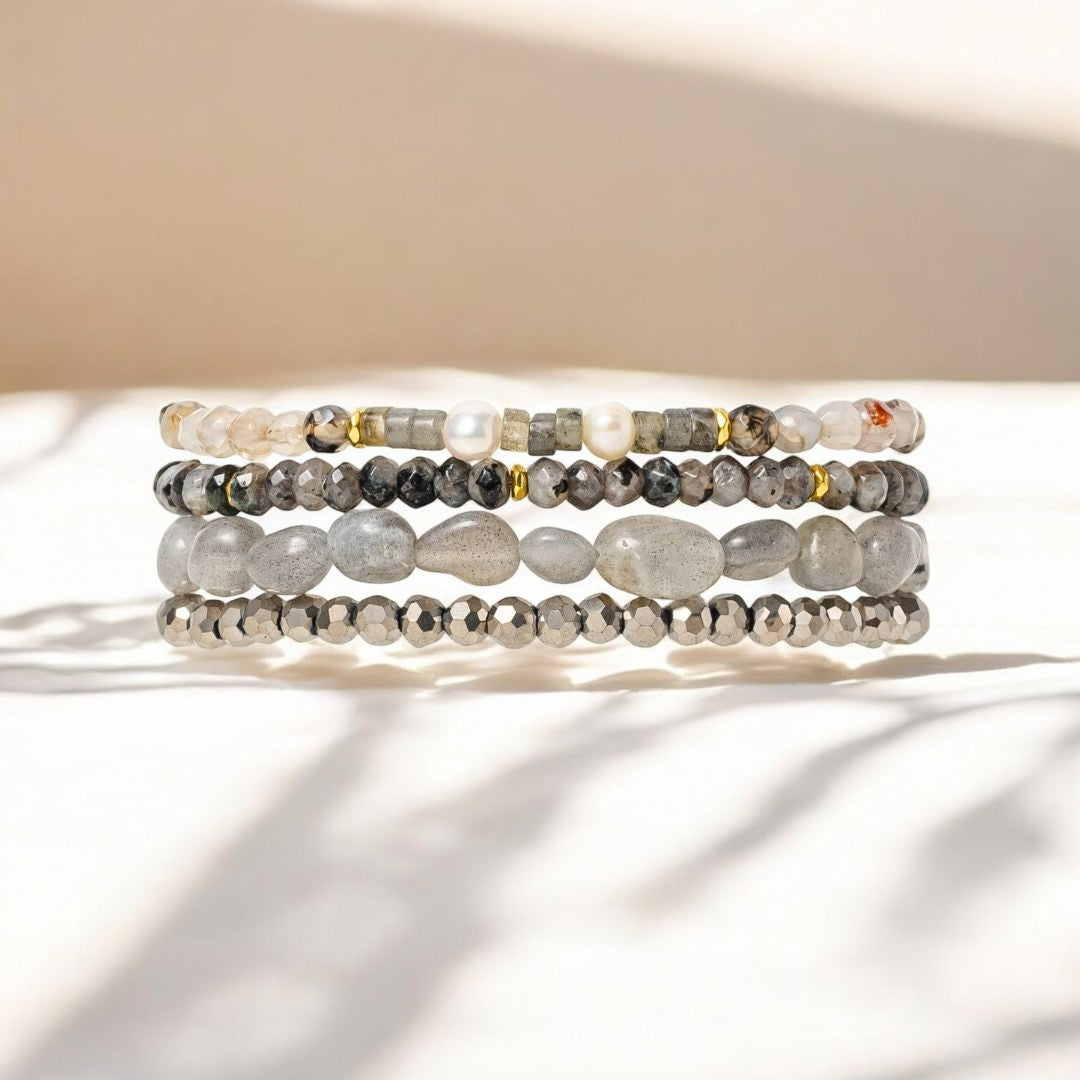 Cinturino per Apple Watch Fusion in agata labradorite