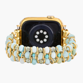 Cinturino Intrecciato Apple Watch in Amazonite Dream