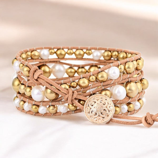 Bracciale avvolgente Pearl Bliss