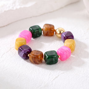 Bracciale Golden Tropics a maglie miste e grandi