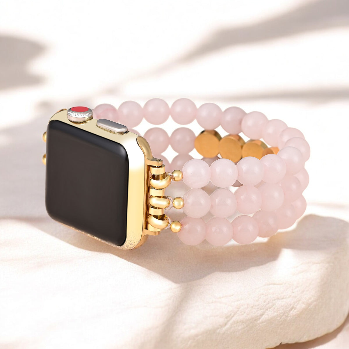 Cinturino per Apple Watch Quarzo rosa Love Inspiration